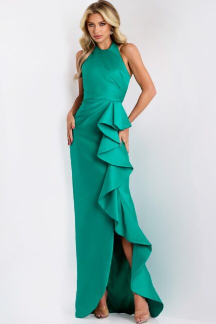 Model wearing Jovani dress 44473.