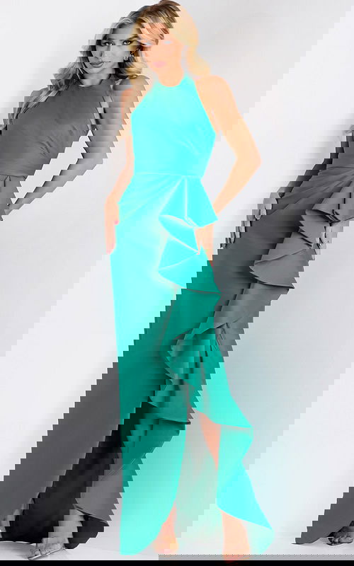 Model wearing Jovani dress 44473.