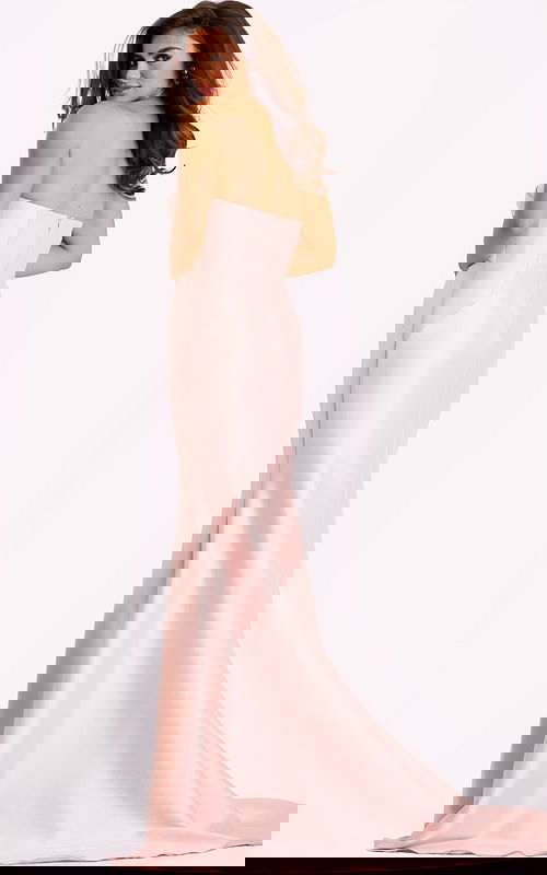 strapless mermaid evening dress 44532