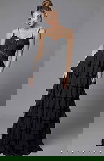 corset bodice layered dress 44543