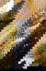 beaded dress with bow details