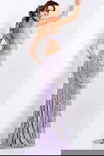 backless beaded dress 44723