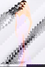 purple beaded dress 44723