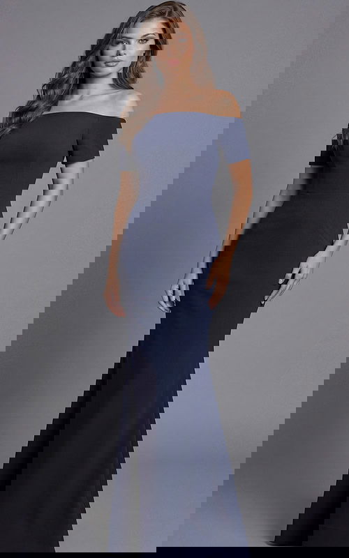 off the shoulder fitted dress 44729