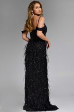 Model wearing Jovani dress 44848.