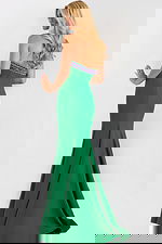 strapless beaded dress 44895