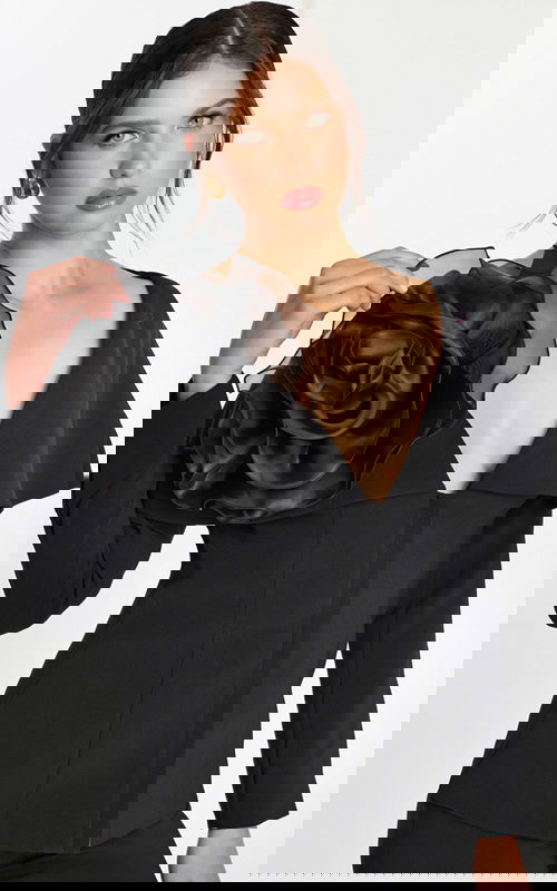 black long sleeves jacket 45177