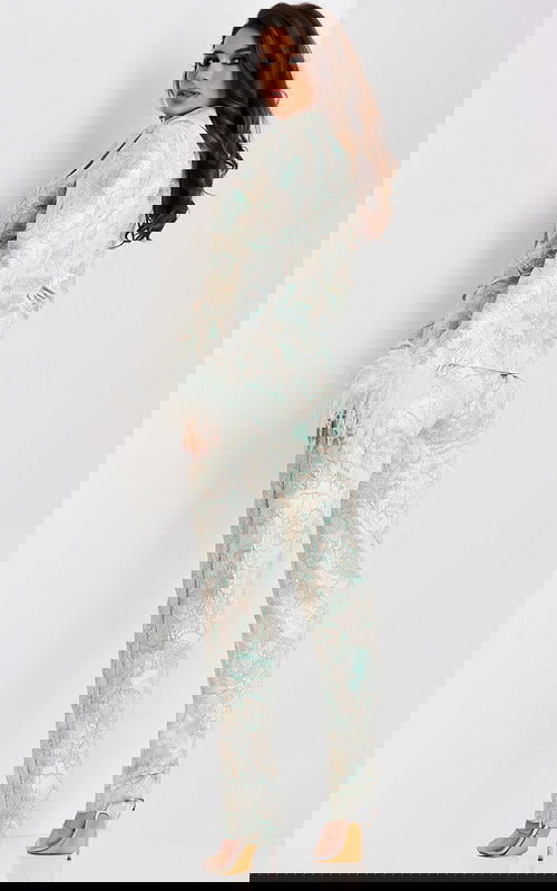 Model wearing Jovani dress 45178.