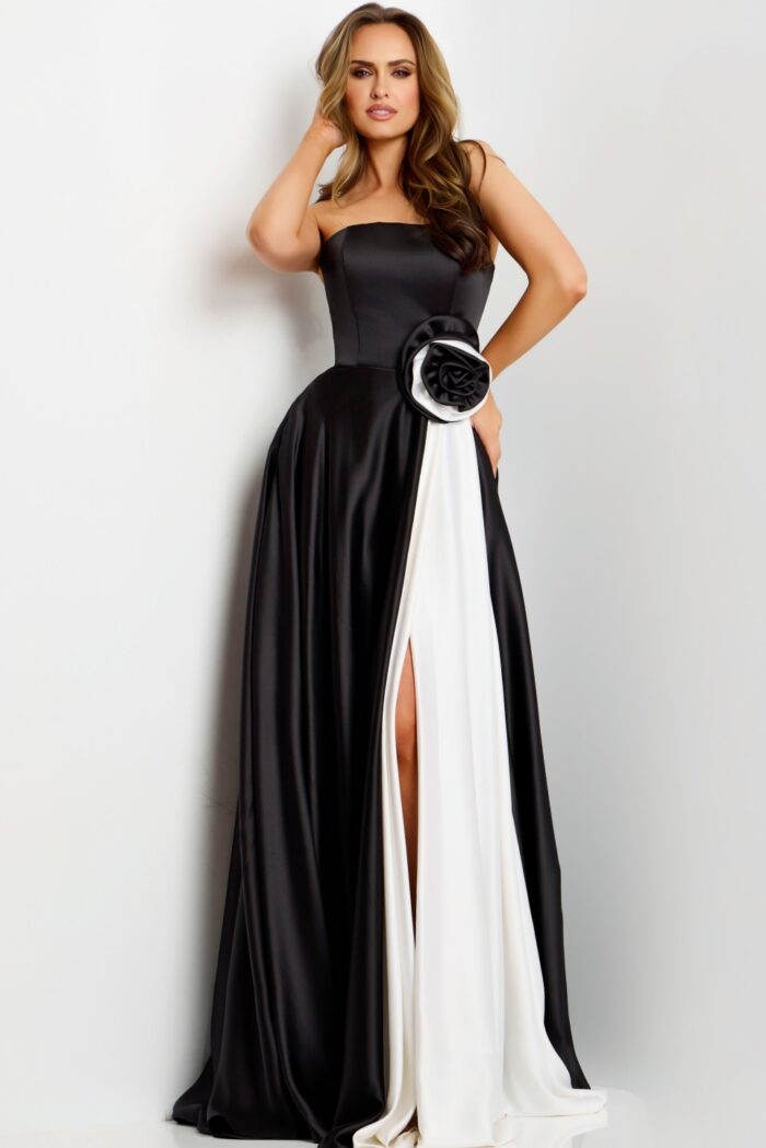 Model wearing Jovani dress 45209.