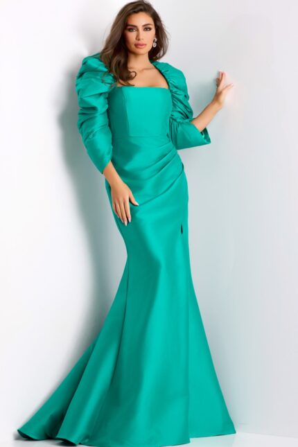 Model wearing Jovani dress 45214.