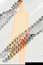 Elegant Tweed Skirt Suit with Cropped Blazer and Fringe Hem