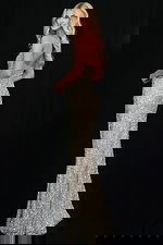 silver embellished straight dress 45275