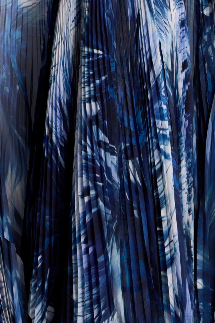 pleated fabric for style 45277