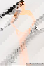 Corset Gown with Sheer Beaded Skirt 45326 - Image 7