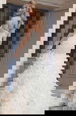 back of mermaid embellished dress 45339