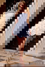 strapless ruffled skirt white dress 45363