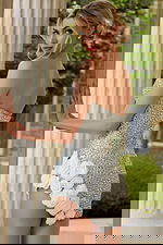 sequin short dress with rosette details 45404