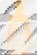 ivory short dress 45459