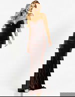 Strapless Velvet Gown with Sweetheart Neckline 45479 - Image 12