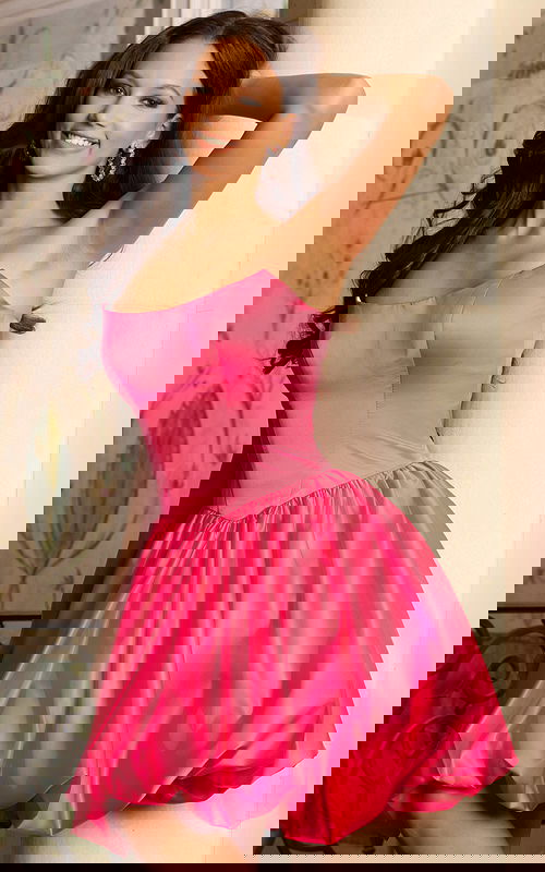 strapless fit and flare dress