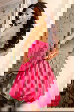 short fit and flare dress 45497