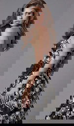 Strapless Floral Ball Gown With Sculpted Bodice 45499 - Image 3