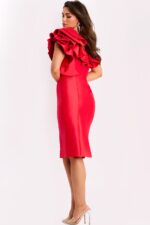 Model wearing Jovani dress 45501.