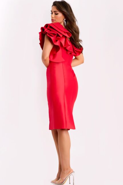 Model wearing Jovani dress 45501.
