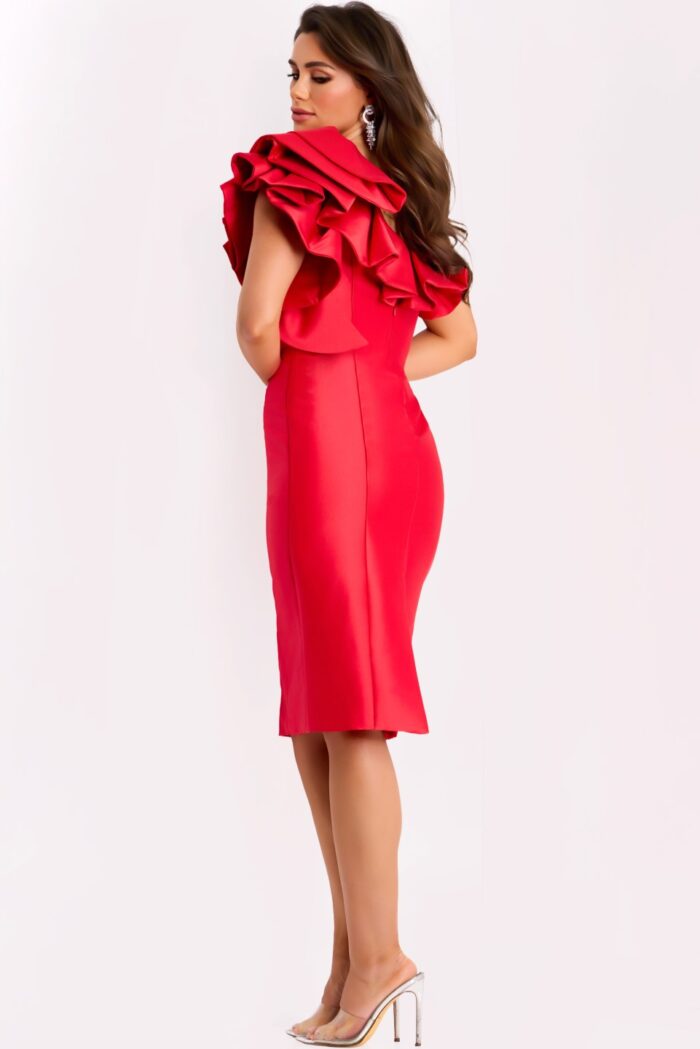 Model wearing Jovani dress 45501.