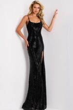 Model wearing Jovani dress 45526.