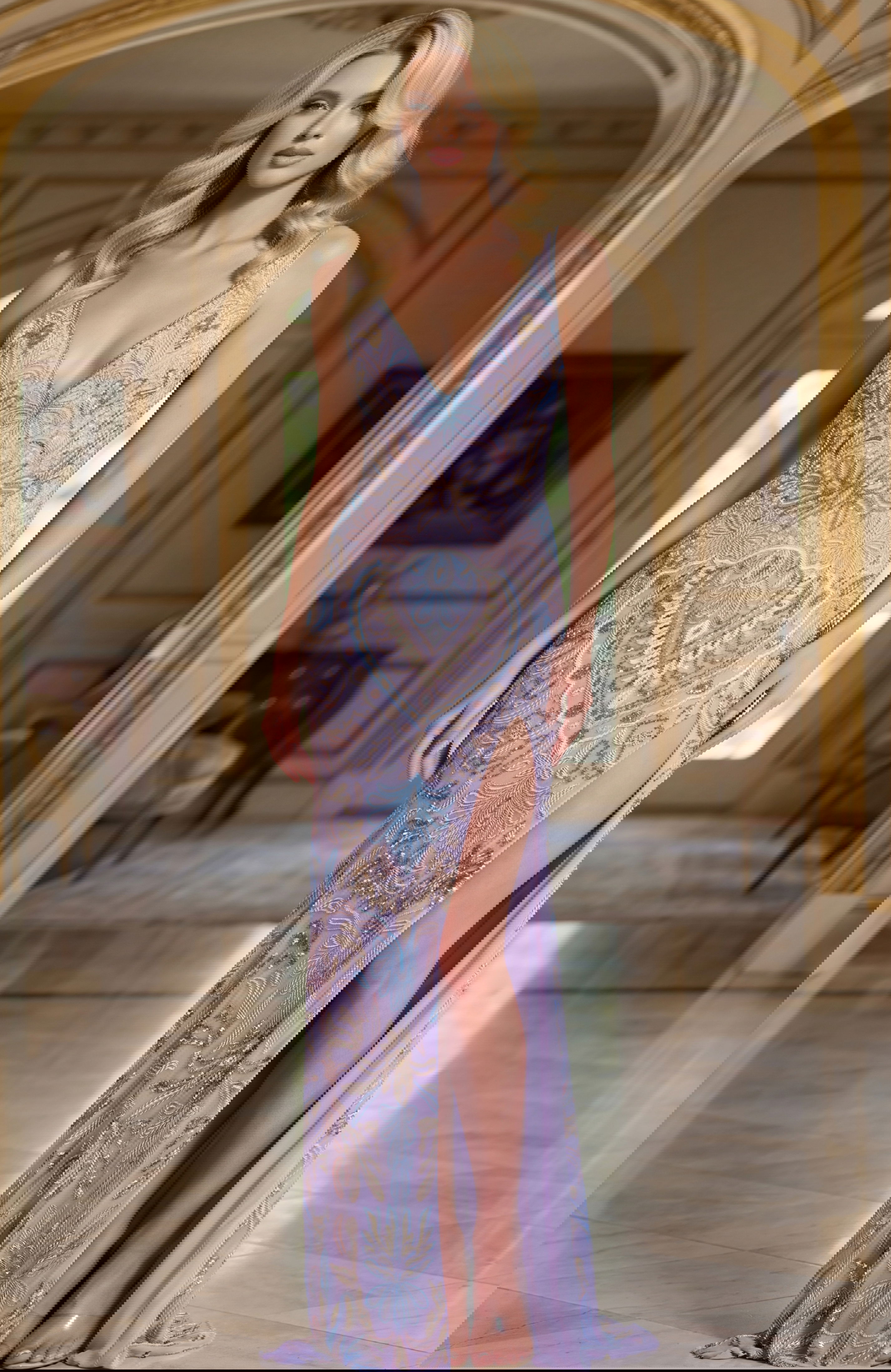 45533-purple-2 purple v neckline embellished dress 41088