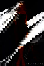 short mother of the bride white dress with cape sleeves 45607