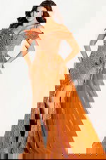 off the shoulder strapless embellished dress 45642