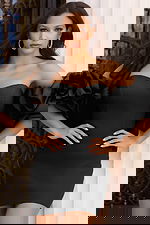 strapless little black dress 45652