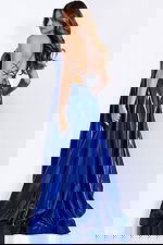 backless a line dress 45699