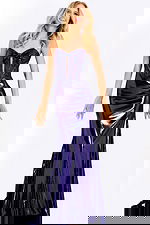 shiny metallic mermaid dress 45710