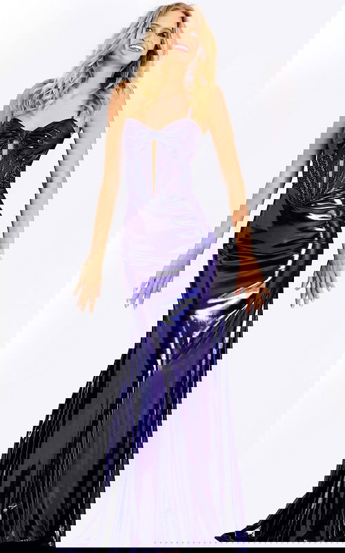 shiny metallic mermaid dress 45710