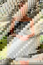 strapless short wedding dress 45766