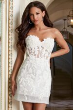 LUCIA Sheer Bustier Corset Tulle Formal Gown