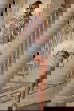 long sleeves fitted dress 45931