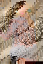 high neck embellished dress 45931