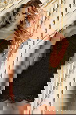 black strapless dress