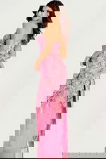 back of pink floral dress 46258