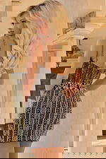 Embellished Short Dress Featuring Slit Hemline