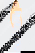 strapless sheath mother of the bride dress 46431