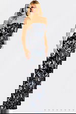 strapless sheath mother of the bride dress 46431