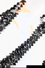 long sleeves off the shoulder mermaid dress 46432