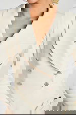 closed up view of blazer jacket 46454