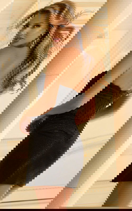 strapless black dress with keyhole 46488