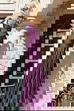 back of mermaid purple dress 46489